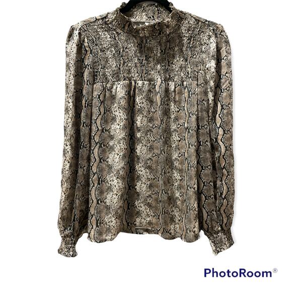 JOIE Snake Skin Print Top Size S - Picture 1 of 9